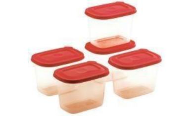 Food Saver Container 250H (250H X 5) (1250 ml) (Red)